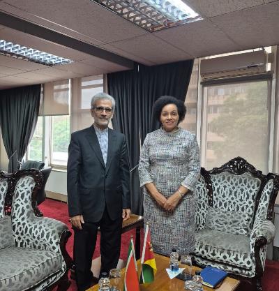 Meeting with High commissioner of Mozambique